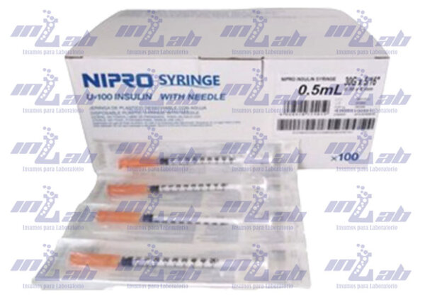JERINGA 0.5 ML 30GX8MM NIRPO